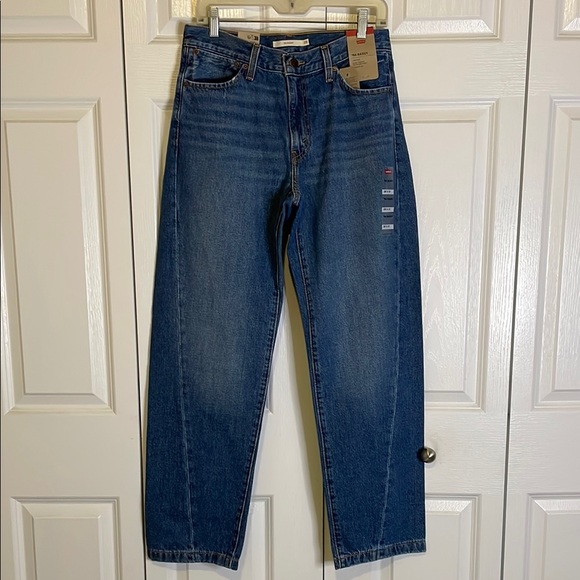 LEVI STRAUSS & CO. 94 Baggy Denim Jeans, Women’s Size 28x31, Blue - Picture 1 of 8
